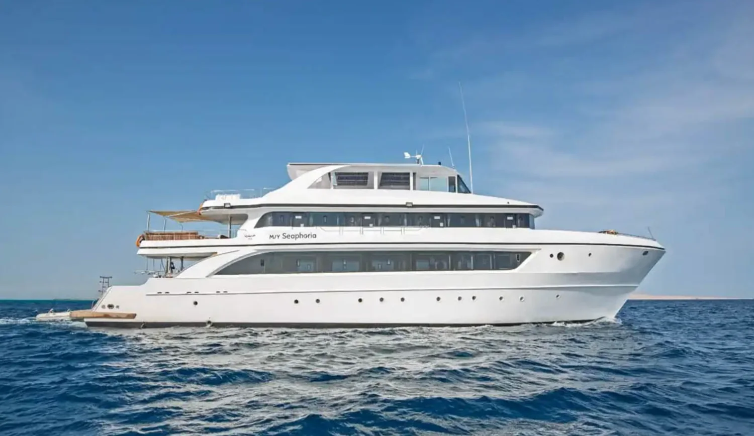 MY Seaphoria, Grounded at Daedalus, Broke in Two